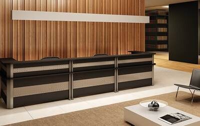 Balcão de recepção em MDP