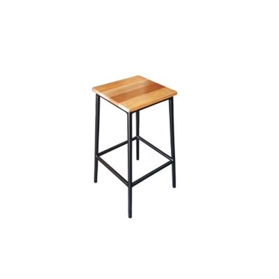 Banqueta com assento em madeira maciça Cedrinho【BANQ PRO21】